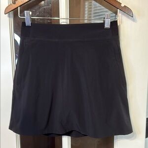 ATHLETA Black Athletic Skirt Skort Size 2